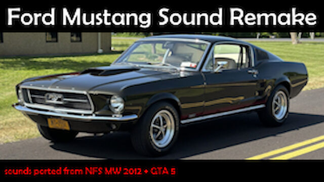 [MDR] Ford Mustang Sound Remake