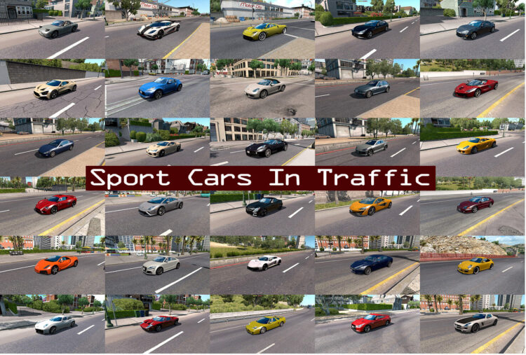 Sport Cars Traffic Pack by TrafficManiac v12.7.13