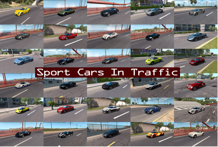 Sport Cars Traffic Pack by TrafficManiac v12.7.13