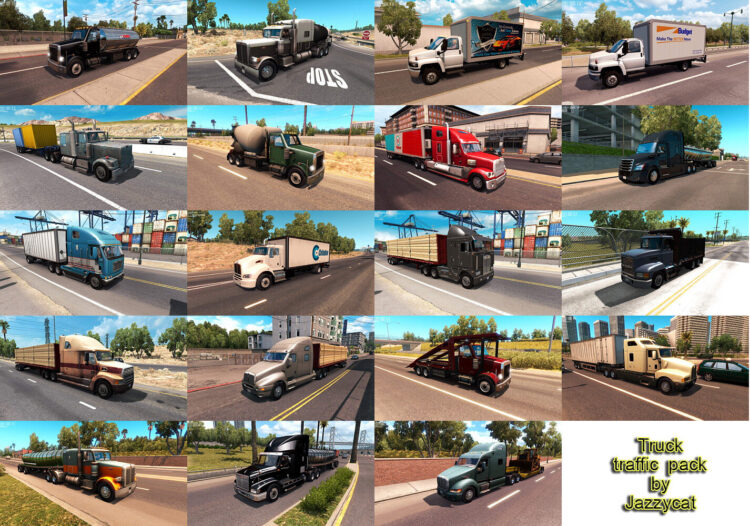Truck Traffic Pack by Jazzycat v3.5.14