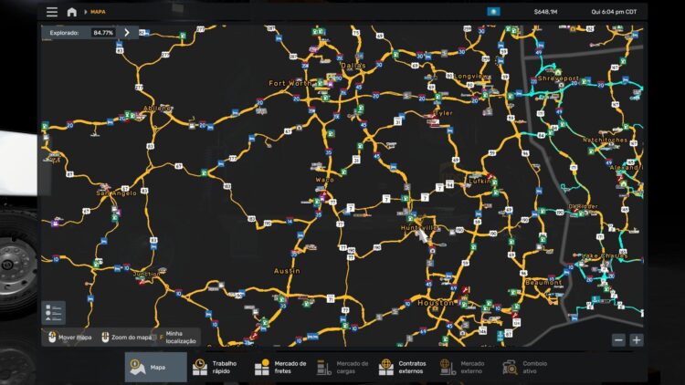 UNDISCOVERED MAP + ULTRA ZOOM ATS BY RODONITCHO MODS 1.40 1.61 28 09 2026