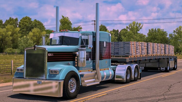 Eichel Trucking Skin for Moiza Mods W900L/B