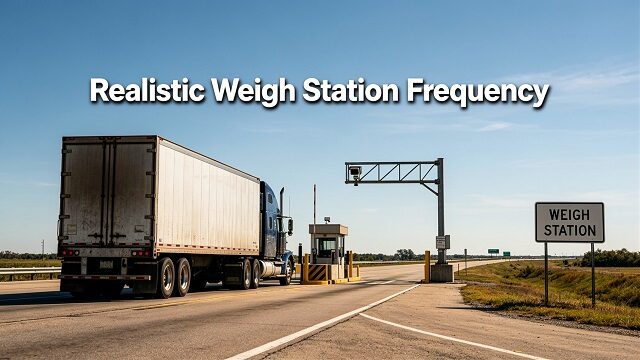 Realistic Weigh Station Frequency