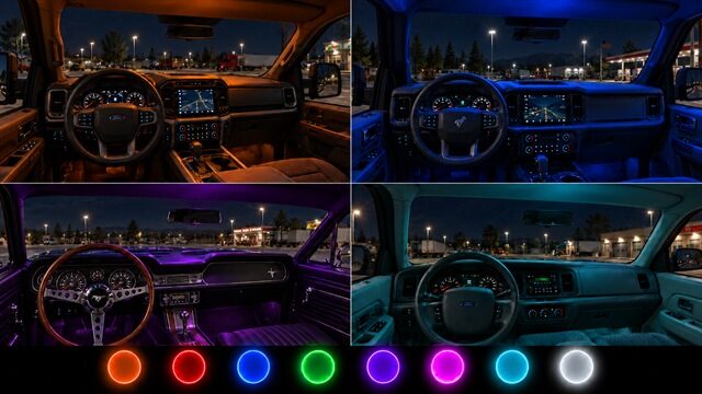 Road Trip Ford Cabin Lights