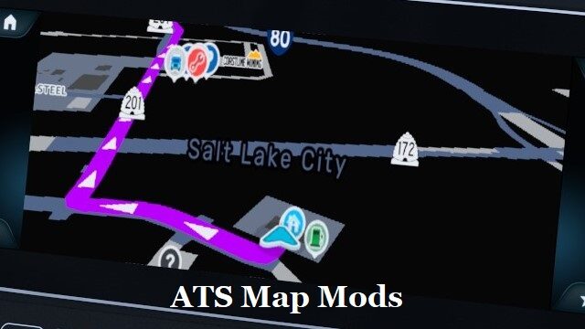 Waze colors for ATS Map Mods [Purple]